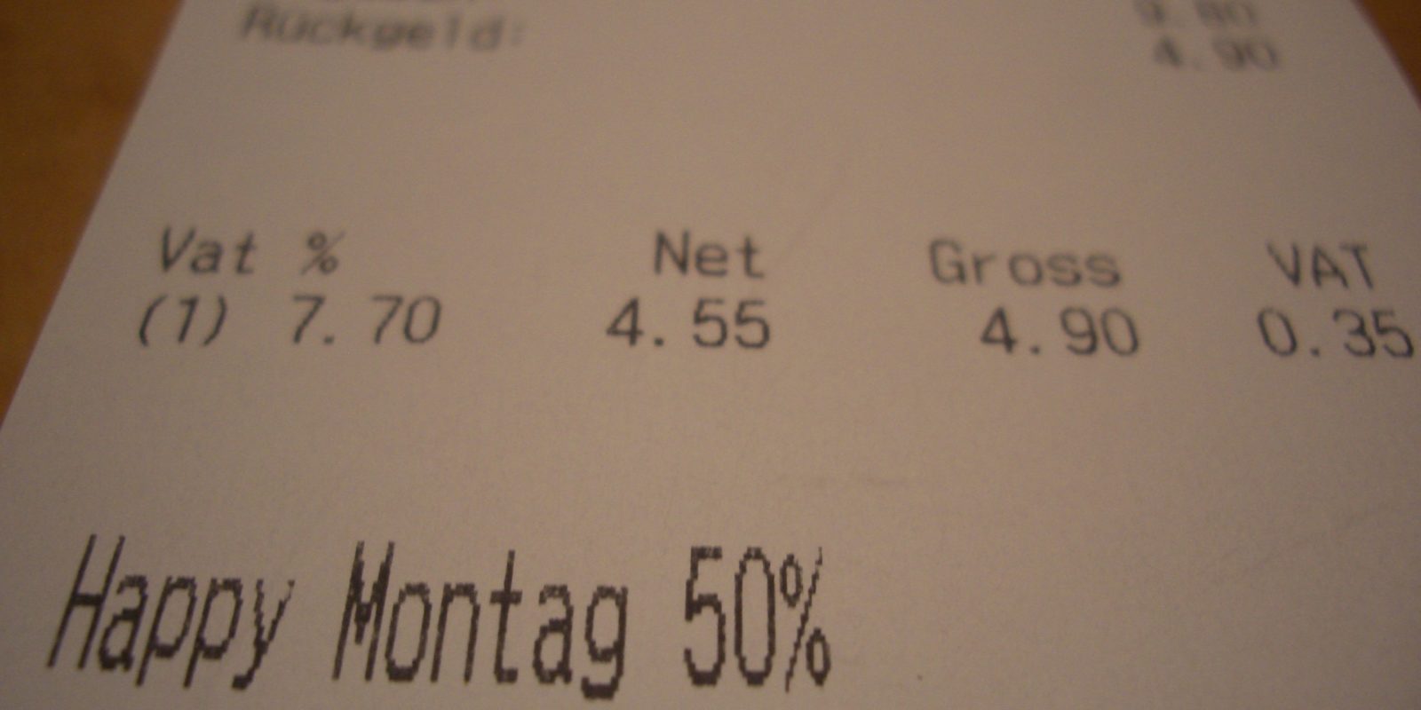 Quittungsbeleg